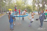 Три новые детские площадки на Таллинской, д. 12, открыли неделю назад. 