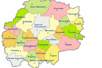 Окончательное деление территории Рязанской области на районы определилось к 1965 году, когда их насчитывалось 24. Двадцать пятым по счёту стал вновь образованный в 1977 году Путятинский район.