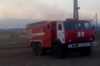 В Оренбуржье при тушении степного пожара погиб водитель спасательной части.
