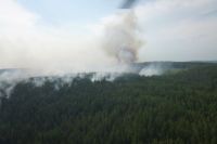 Из-за лесных пожаров в Красноярском крае дымкой накрыло и соседние регионы.
