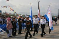Красноярцы отметили День ВМФ на набережной Енисея.