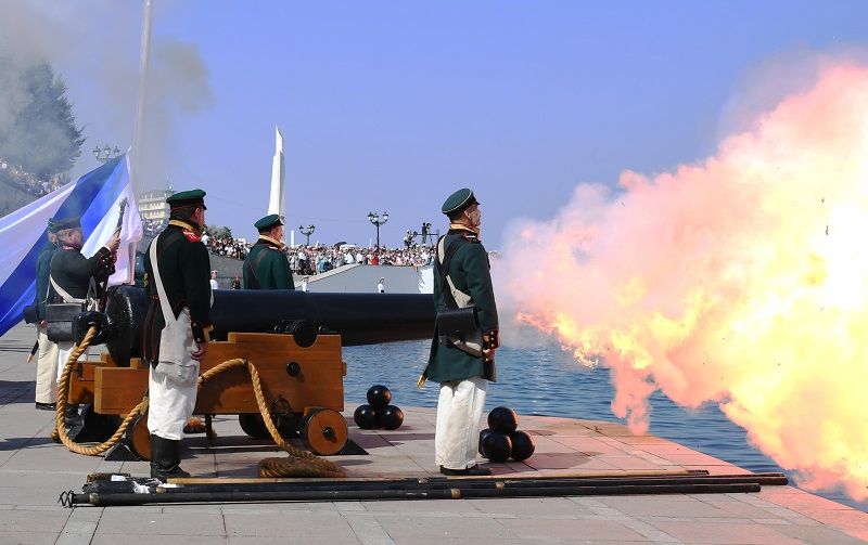 День ВМФ в Севастополе.