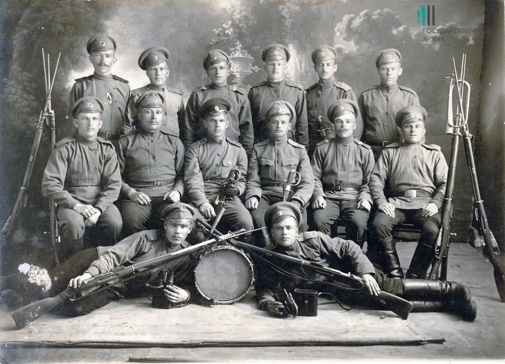 Солдаты русской армии, 1914-1916 годы.