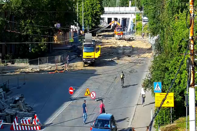 За ремонтом улицы Киевской можно будет наблюдать онлайн