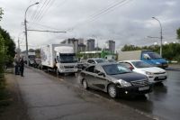 Движение затруднено на улицах Ватутина, Троллейной, Немировича-Данченко, Сибиряков-Гвардейцев и на Советском шоссе.