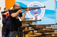 В соревнованиях по пулевой стрельбе «бронзу» взял Владимир Боченков.