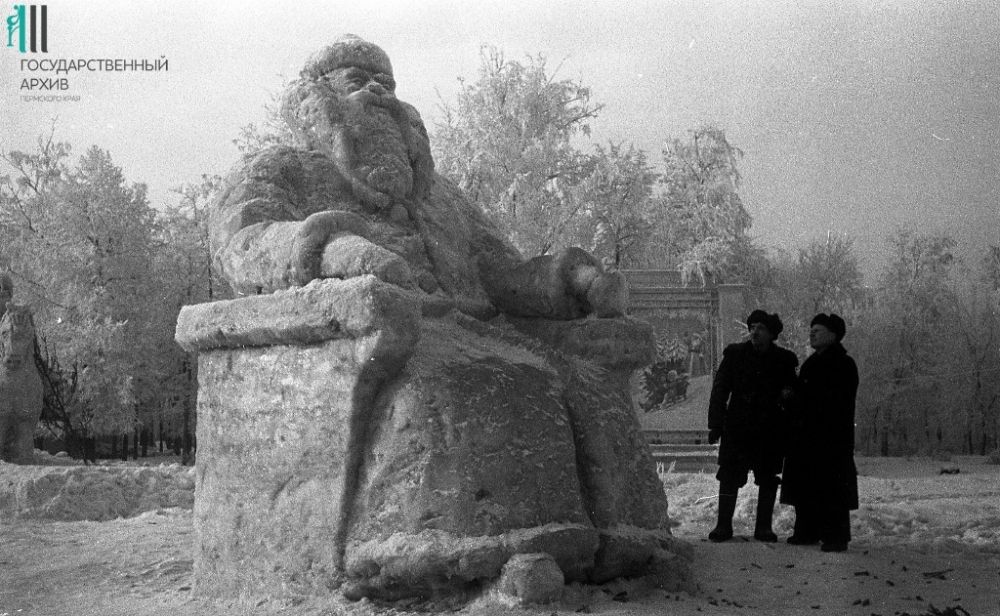 Ледяные скульптуры, 1956 год.