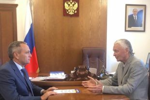 Дмитрий Кузьменко провел рабочую встречу с ученым Владимиром Мельниковым