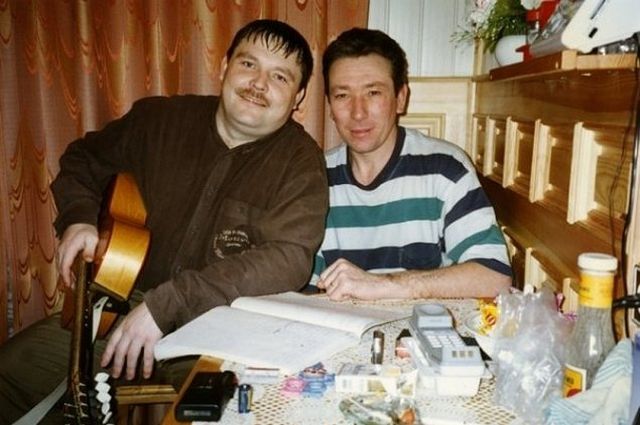 Михаил Круг и Леонид Телешев.