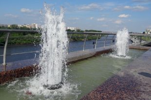 Начались работы по благоустройству левого берега реки Туры
