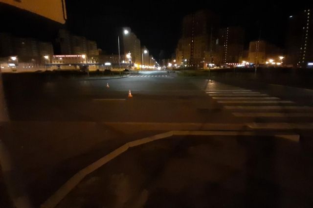 Ночью на улице Монтажников грузовик сбил насмерть пешехода