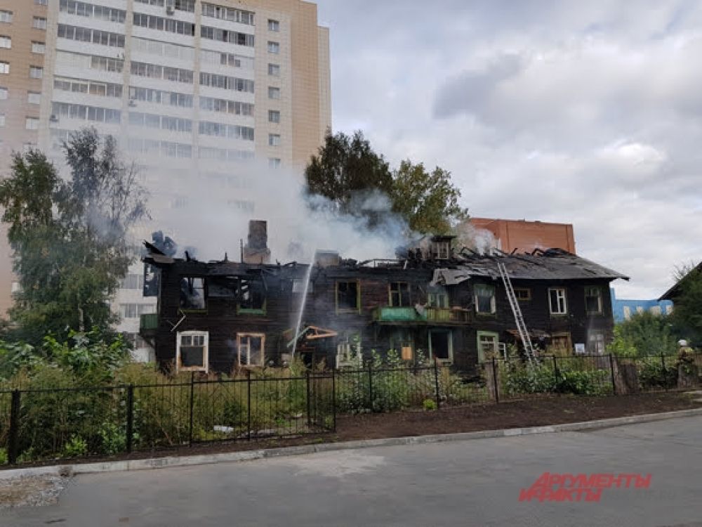 Пожар произошел днём, 12 сентября