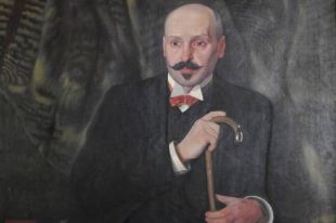 Михаил Жук. Фрагмент портрета Михаила Коцюбинского.