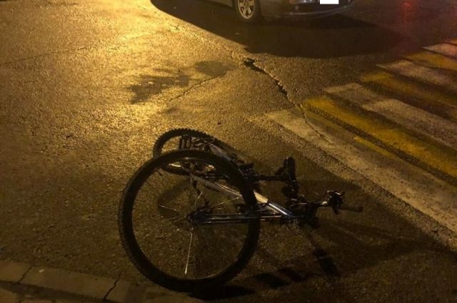 Под колёса попал юный  велосипедист, ехавший по пешеходному переходу