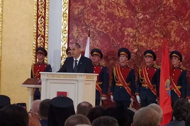 В Оренбурге проходит церемония вступления в должность губернатора.