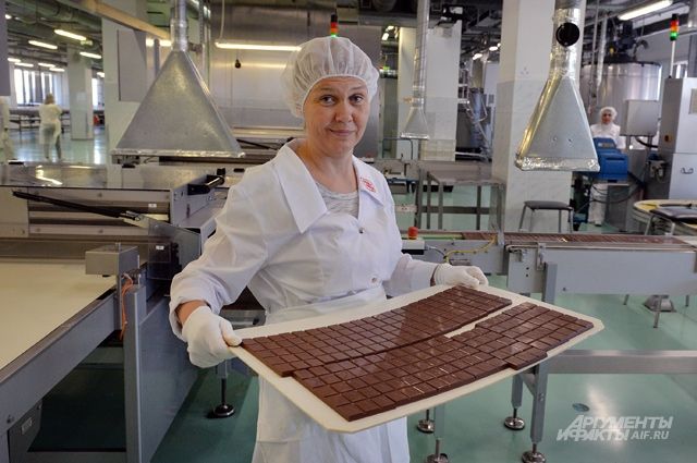 Этим шоколадом угощали после экскурсии по кондитерскому концерну «Бабаевский».