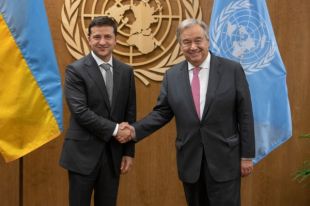 Гуманитарная поддержка Украины: Зеленский встретился с генсеком ООН