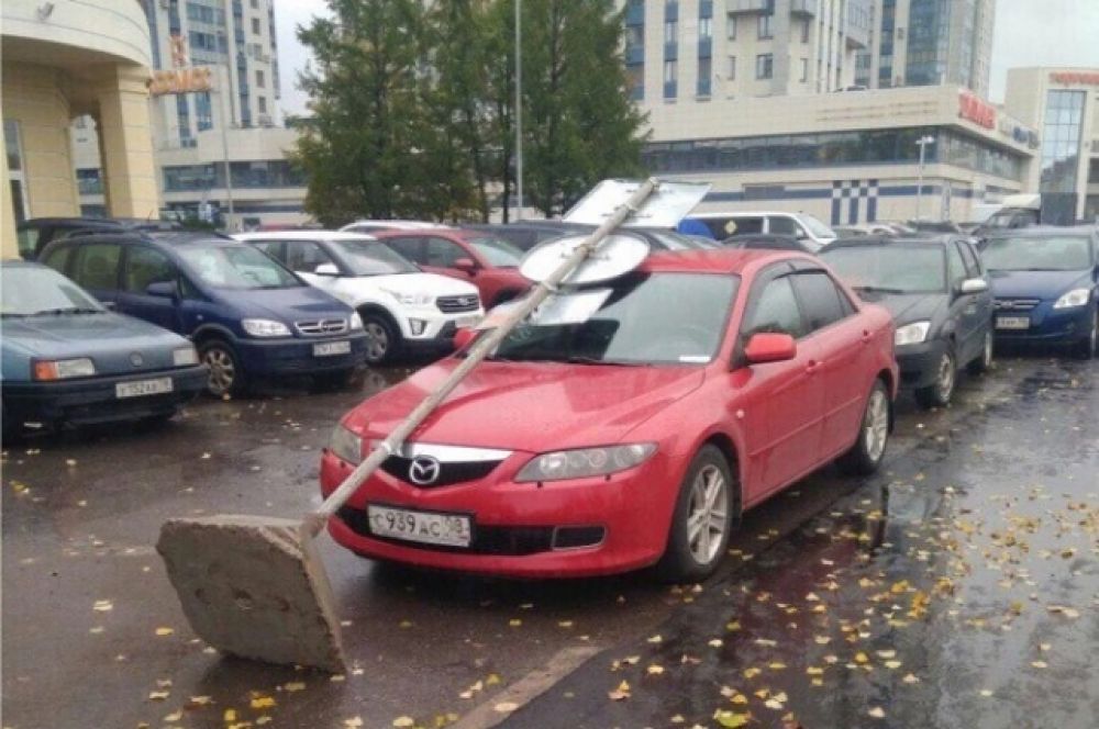 Многим автомобилистам не повезло.