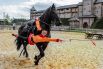 В парке Киевская Русь прошли соревнования по конному спорту «Кентавры» и наездники продемонстрировали свои умения держаться в седле и акробатические трюки, от которых дыхание перехватывает!