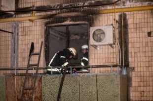 В Киеве произошел пожар в пятиэтажке: один человек погиб