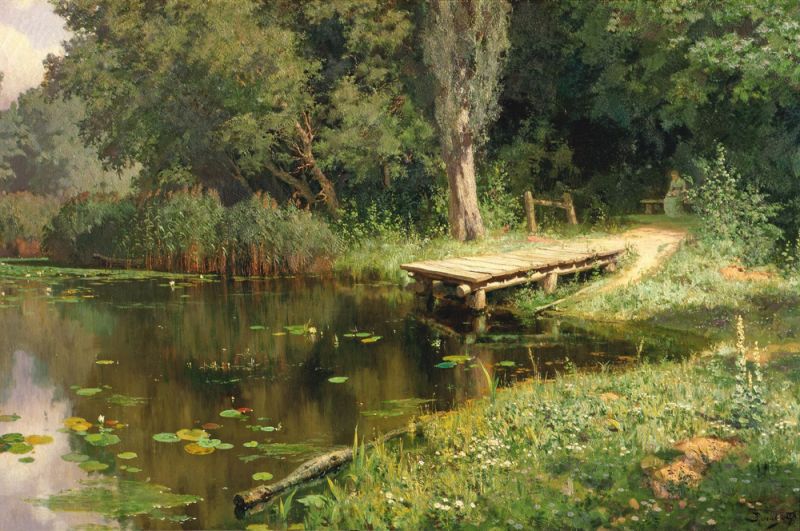 Заросший пруд. 1879