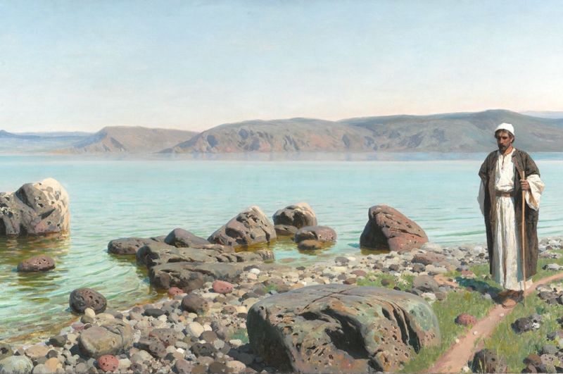На Тивериадском (Генисаретском) озере. 1888
