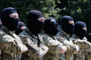 Бойцы батальона «Азов».