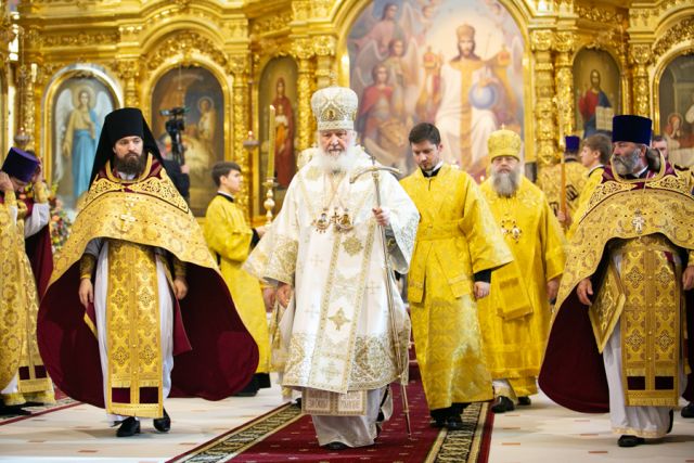 Митрополит Игнатий в 16-ю годовщину интронизации Святейшего Патриарха Кирилла пр