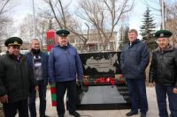 В Новосергиевке открыли памятник пограничникам.