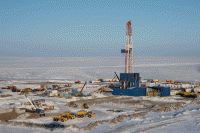Буровая установка нефтяной компании «Роснефть».