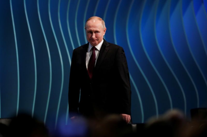 Владимир Путин во время саммита БРИКС.