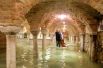 Затопленный собор Святого Марка во время наводнения в Венеции.