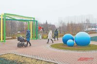 Многие детские площадки района сделаны по индивидуальному проекту.