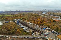 Строительство станции «Карамышевская» на западном участке БКЛ.
