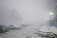 Накануне Кемерово окутал плотный туман.