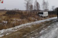 В Ялуторовском районе автобус с 20 пассажирами съехал в кювет