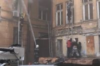 В центре Одессы произошел масштабный пожар, есть пострадавшие