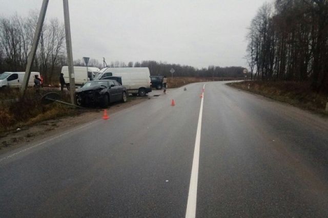 В ДТП в Багратионовском районе пострадали трое водителей
