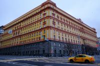 Здание КГБ (ФСБ) на Лубянской площади.