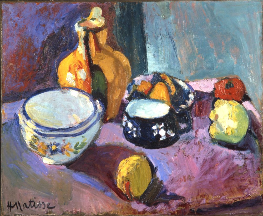 Dishes And Fruits Matisse print