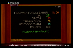 В Украине окончательно отменили депутатскую неприкосновенность