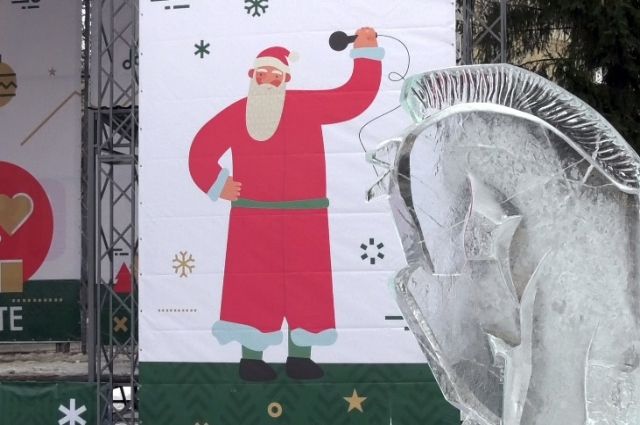Новогоднее оформление во всех муниципалитетах Кузбасса выдержано в едином стиле.
