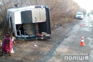 Под Житомиром автобус с пассажирами слетел в кювет, есть пострадавшие