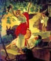 «Девушка, собирающая виноград в окрестностях Неаполя» (1827).