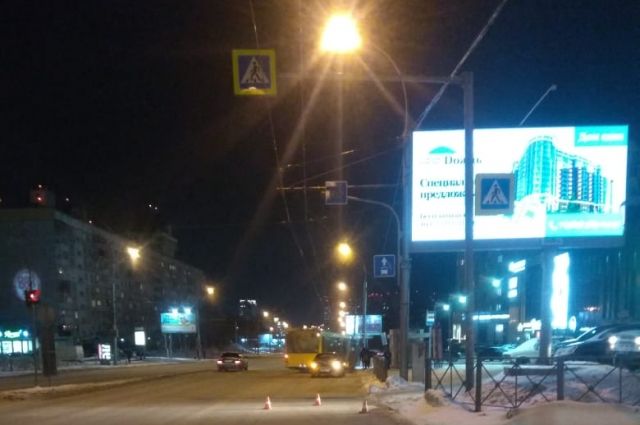 ДТП произошло на пешеходном переходе на пересечении улиц Нарымская и 1905 года.