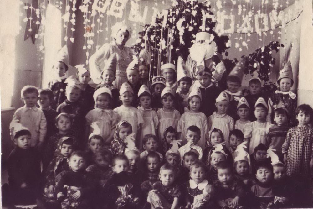 Новогодний утренник в детском саду, 1957 г.