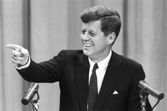 Президент США Джон Кеннеди, 1961 год.