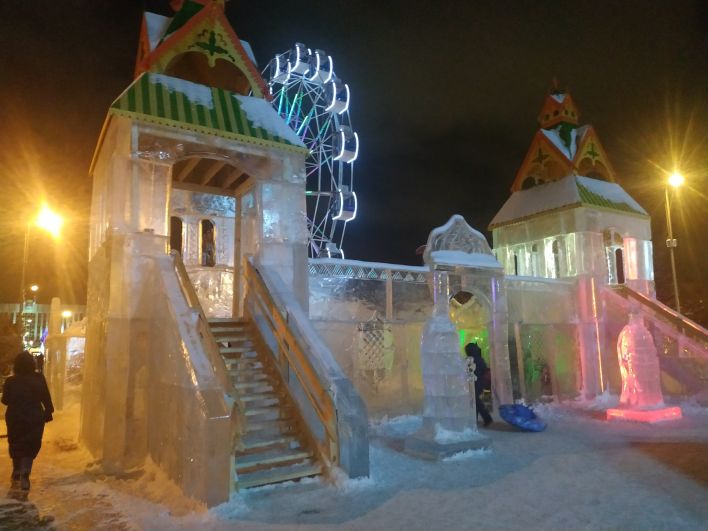 Ледовый городок, Тюмень.