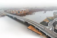 Новый мост через Кожуховский затон связал берега Москвы-реки и два района столицы.