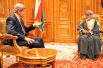 21 мая 2013 года, госсекретарь США Джон Керри и султан Омана Кабус бен Саид.